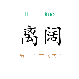 离阔