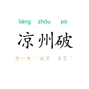 凉州破
