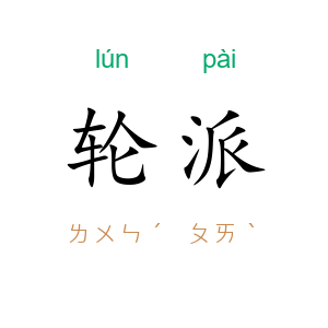 轮派