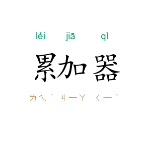 累加器
