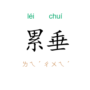 累垂