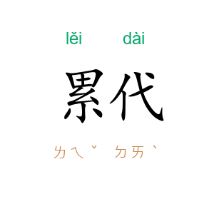 累代