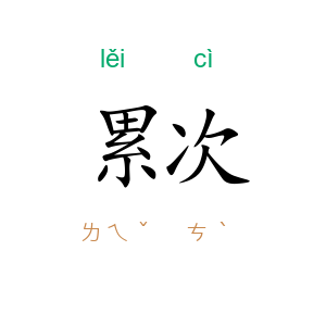 累次