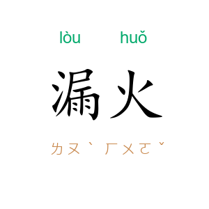 漏火