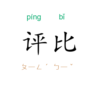 评比