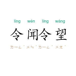 令闻令望