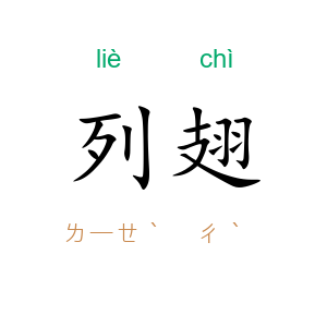 列翅