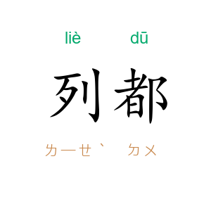 列都