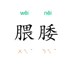 腲腇