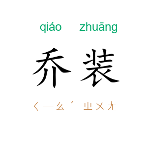 乔装