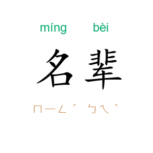 名辈