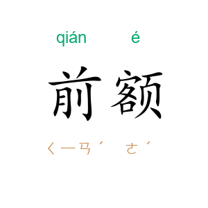 前额
