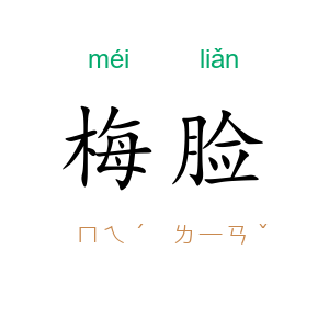 梅脸