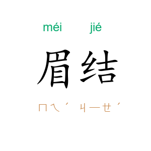眉结