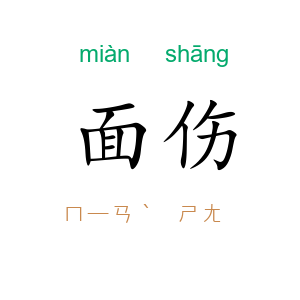 面伤