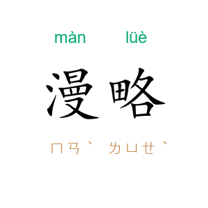 漫略