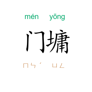 门墉