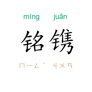 铭镌