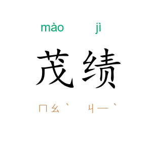 茂绩
