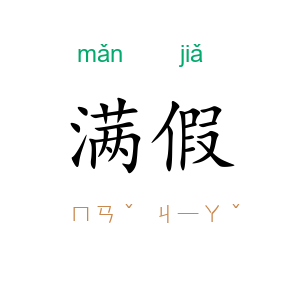 满假