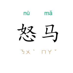 怒马