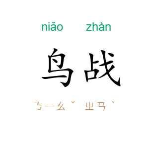 鸟战