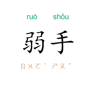 弱手