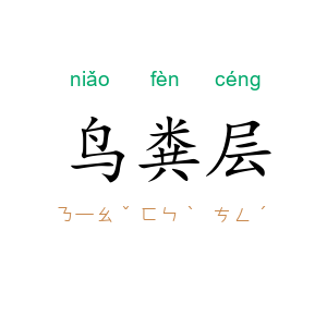 鸟粪层