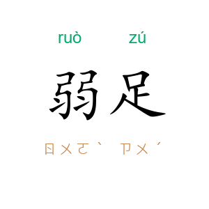 弱足