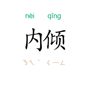 内倾