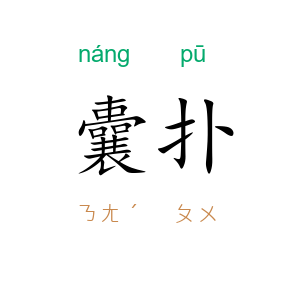 囊扑