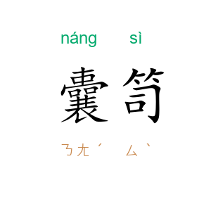 囊笥