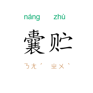 囊贮