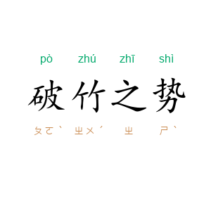 破竹之势