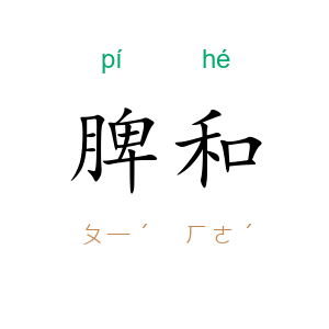 脾和