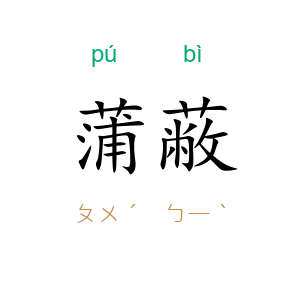 蒲蔽