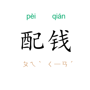 配钱