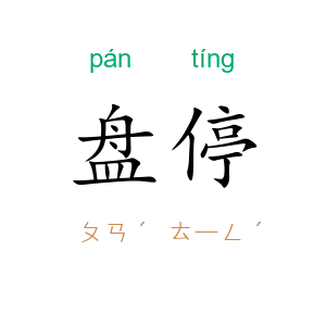 盘停