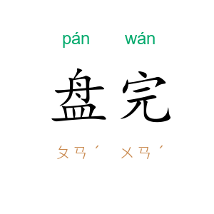 盘完