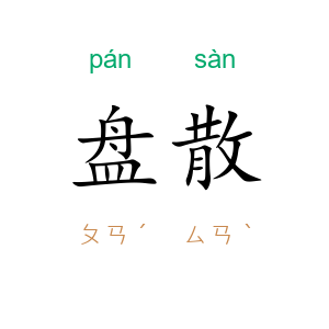 盘散