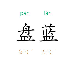 盘蓝
