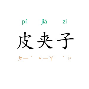 皮夹子