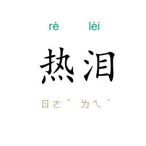 热泪