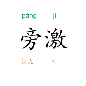 旁激