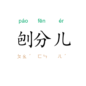 刨分儿
