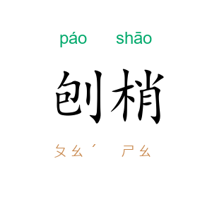 刨梢