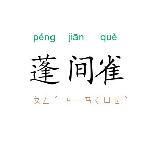 蓬间雀