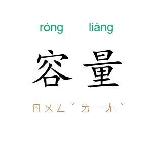 容量