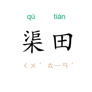 渠田
