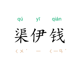 渠伊钱